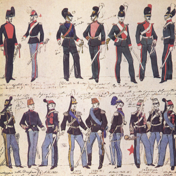Uniformi Militari - Il Codice Cenni: Tavola 03