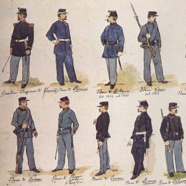 Uniformi militari - Il Codice Cenni: Tavola 04