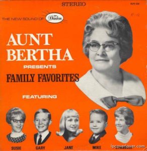 B-Covers, il Meglio del Peggio: Aunt Bertha presents Family Favorites