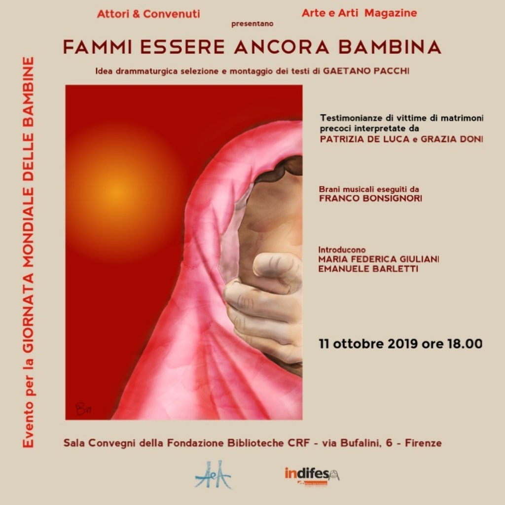 "Fammi essere ancora bambina" - Reading per la Giornata mondiale delle Bambine