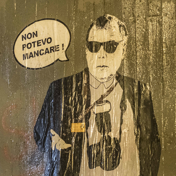 Street art dedicata a Pietro Coccia alla Festa del Cinema