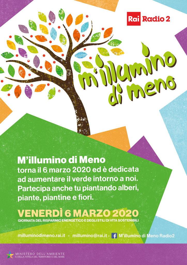 M'illumino di Meno 2020 - La giornata del risparmio energetico e degli stili di vita sostenibili