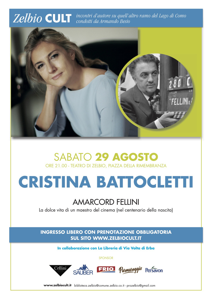 Incontro con Cristina Battocletti: "Amarcord Fellini" - Zelbio Cult