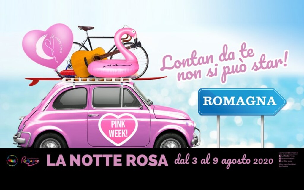 La Notte Rosa. Rimini e la Romagna festeggiano la Pink Week