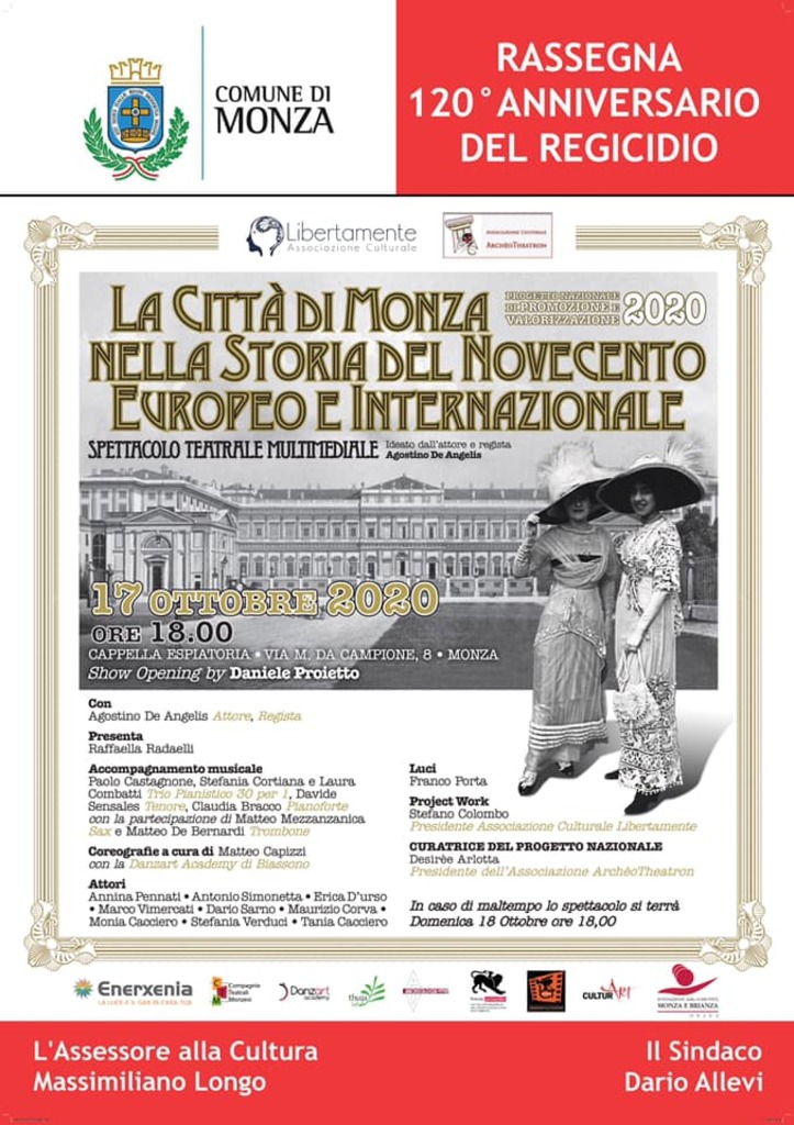Spettacolo: "La città di Monza nella storia del Novecento europeo e internazionale"