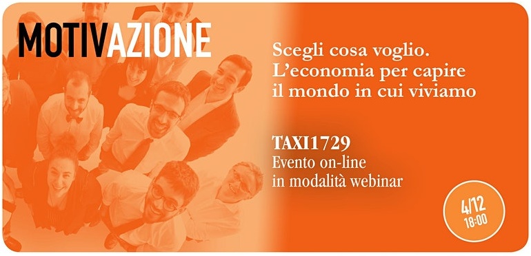 Webinar: "Scegli cosa voglio. L'economia per capire il mondo"