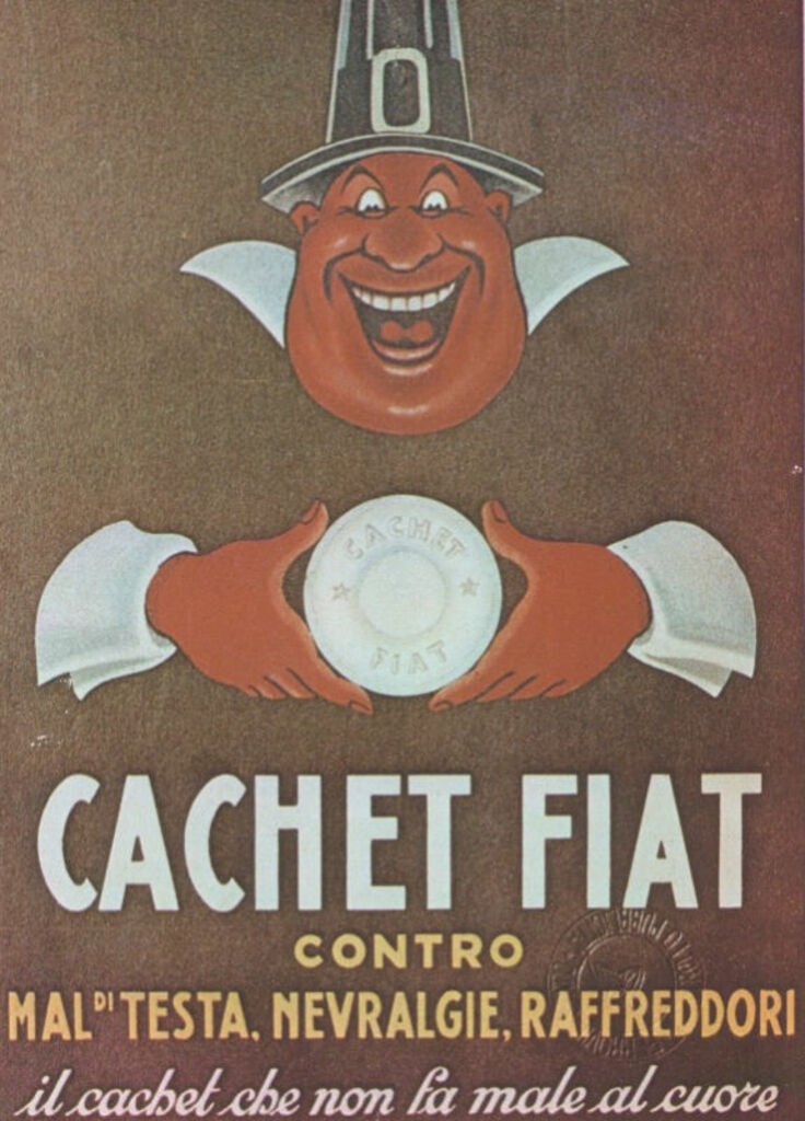 Manifesti d’epoca: "Cachet Fiat"