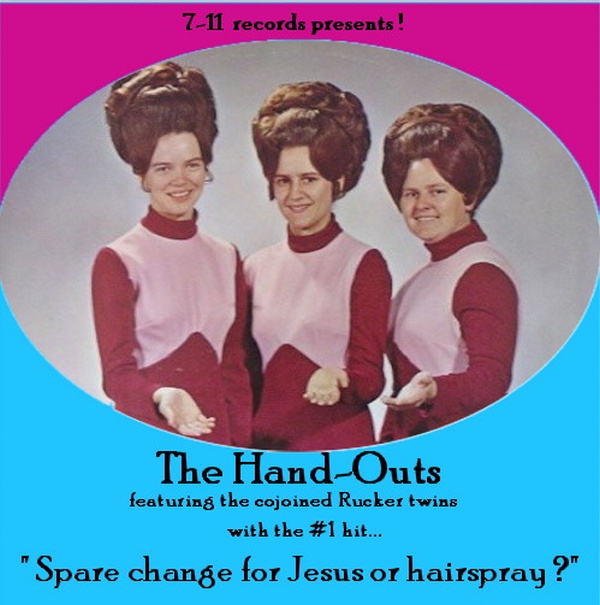 B-Covers, il Meglio del Peggio: The Hand-Outs - Spare change fo Jesus or hairspray?