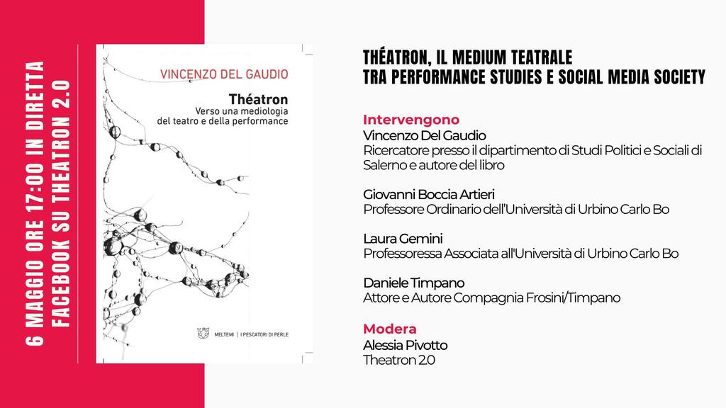 Theatron: il medium teatrale tra performance studies e social media society