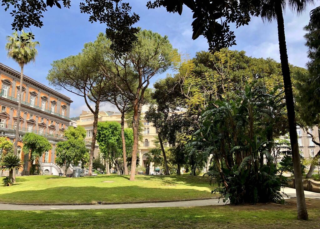 Rinasce il Giardino romantico di Palazzo Reale di Napoli