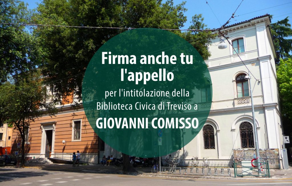 La petizione per intitolare la Biblioteca Civica di Treviso a Giovanni Comisso