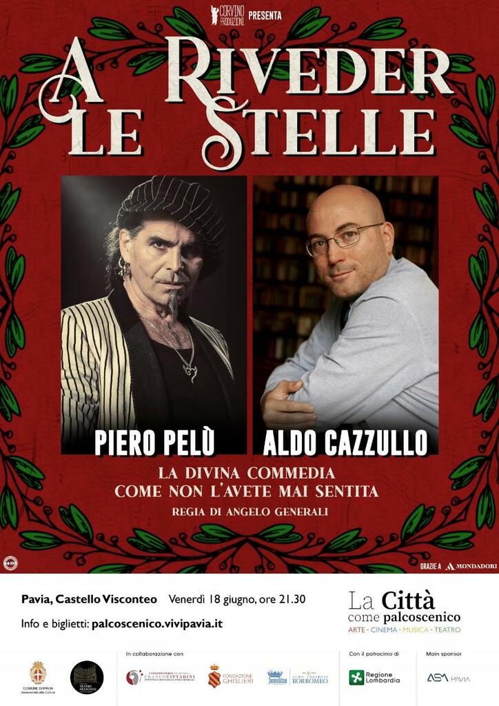 Aldo Cazzullo in "A riveder le stelle" con la partecipazione di Piero Pelù