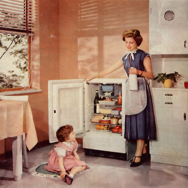 frigorifero fiat cucina italiana anni 50