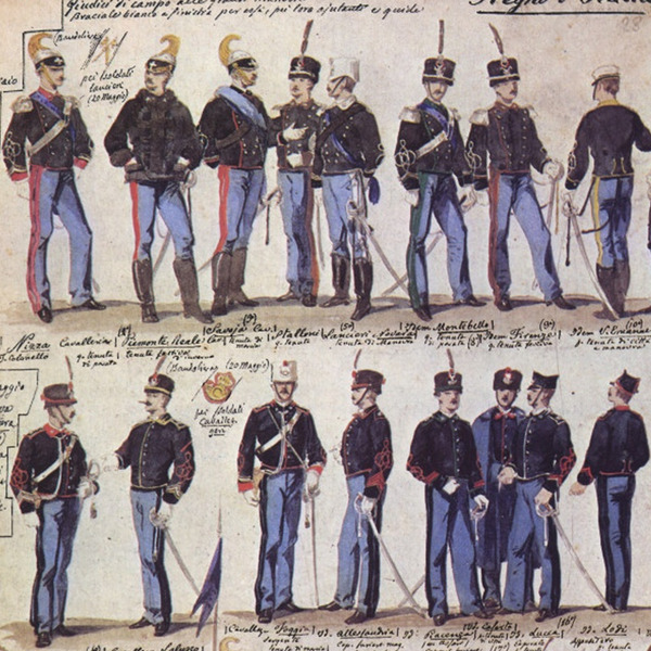Uniformi militari - Il Codice Cenni: Tavola 20