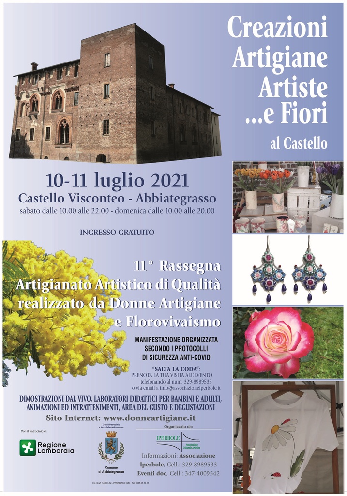 "Creazioni artigiane artiste e fiori" per la festa della donna ad Abbiategrasso