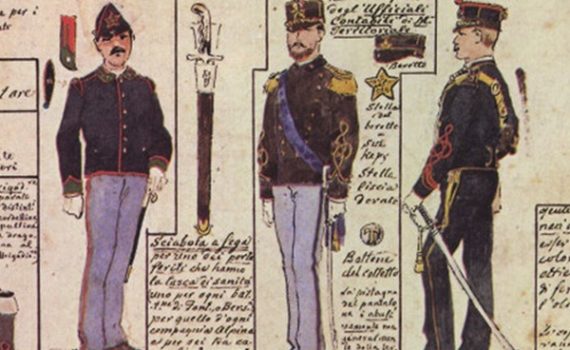 Uniformi militari - Il Codice Cenni: Tavola 22