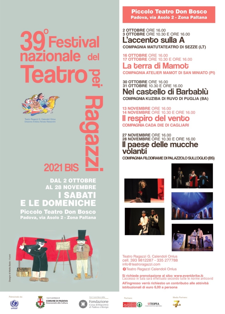 Festival nazionale del teatro per i ragazzi 2021 - Edizione 39 bis