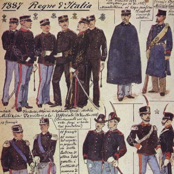 Uniformi militari – Il Codice Cenni: Tavola 25