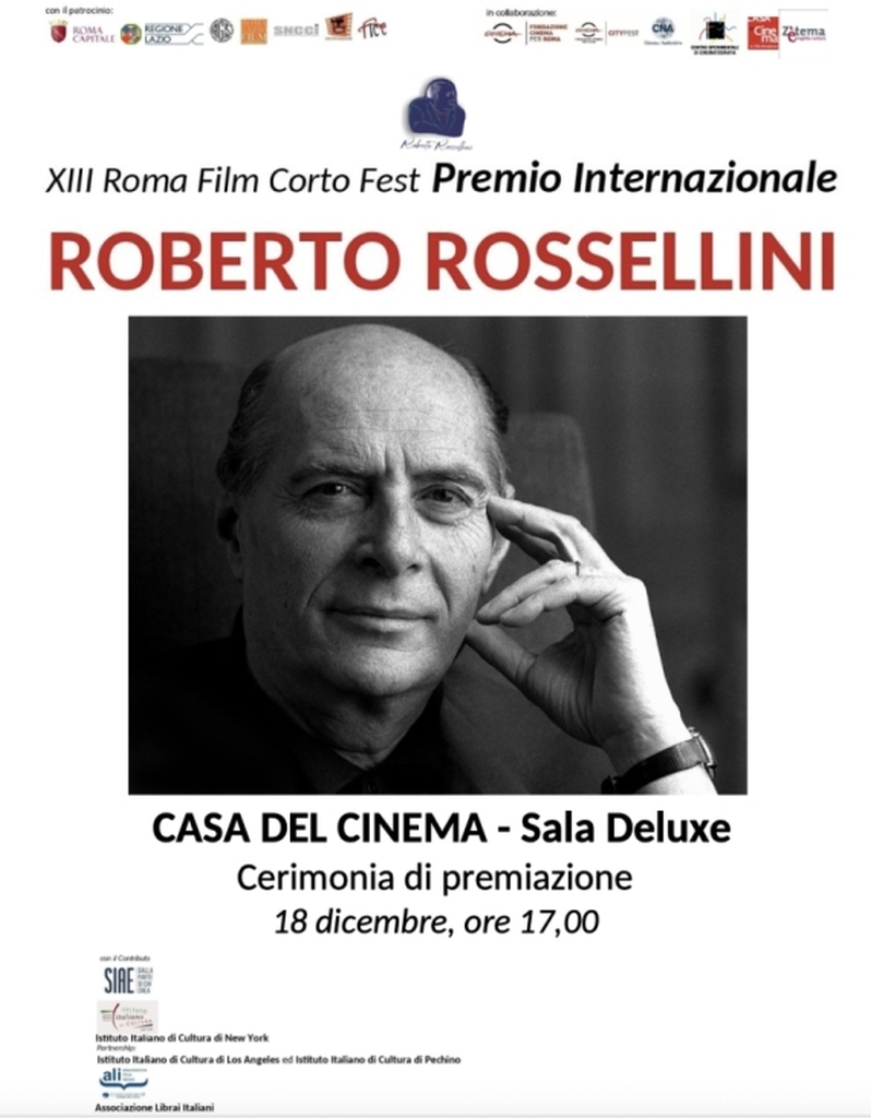 Cerimonia di premiazione del Roma Film Corto Fest - Premio Rossellini