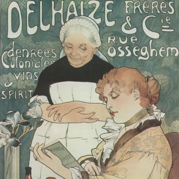 Manifesti d’epoca: "Delhaize Frères & C."