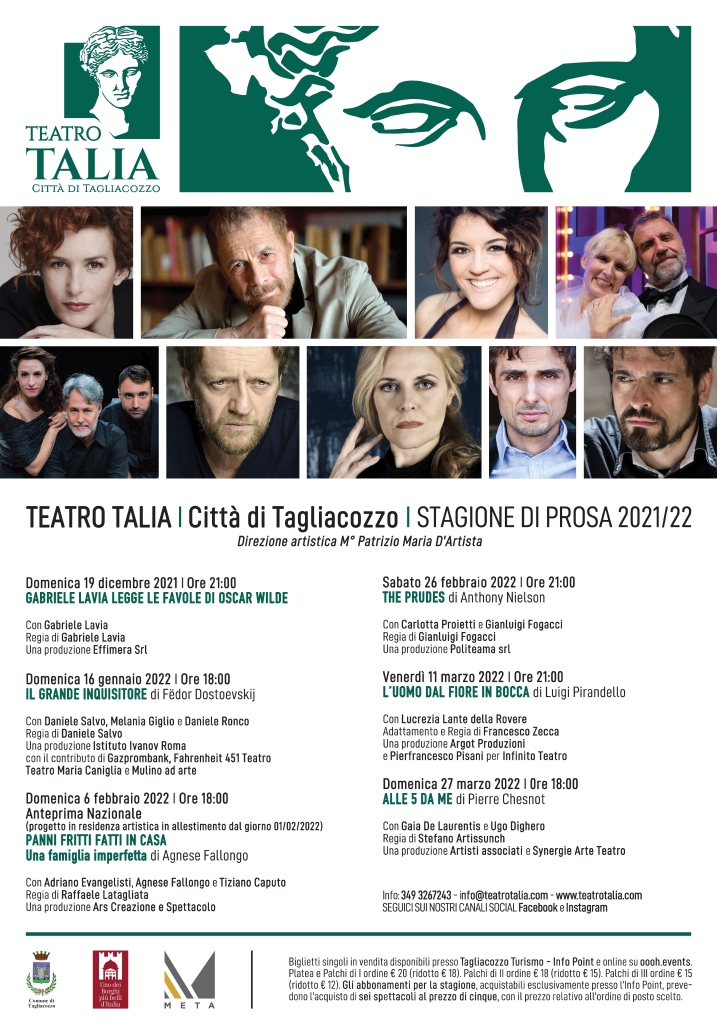 Teatro Talia - Stagione di prosa 2021/2022