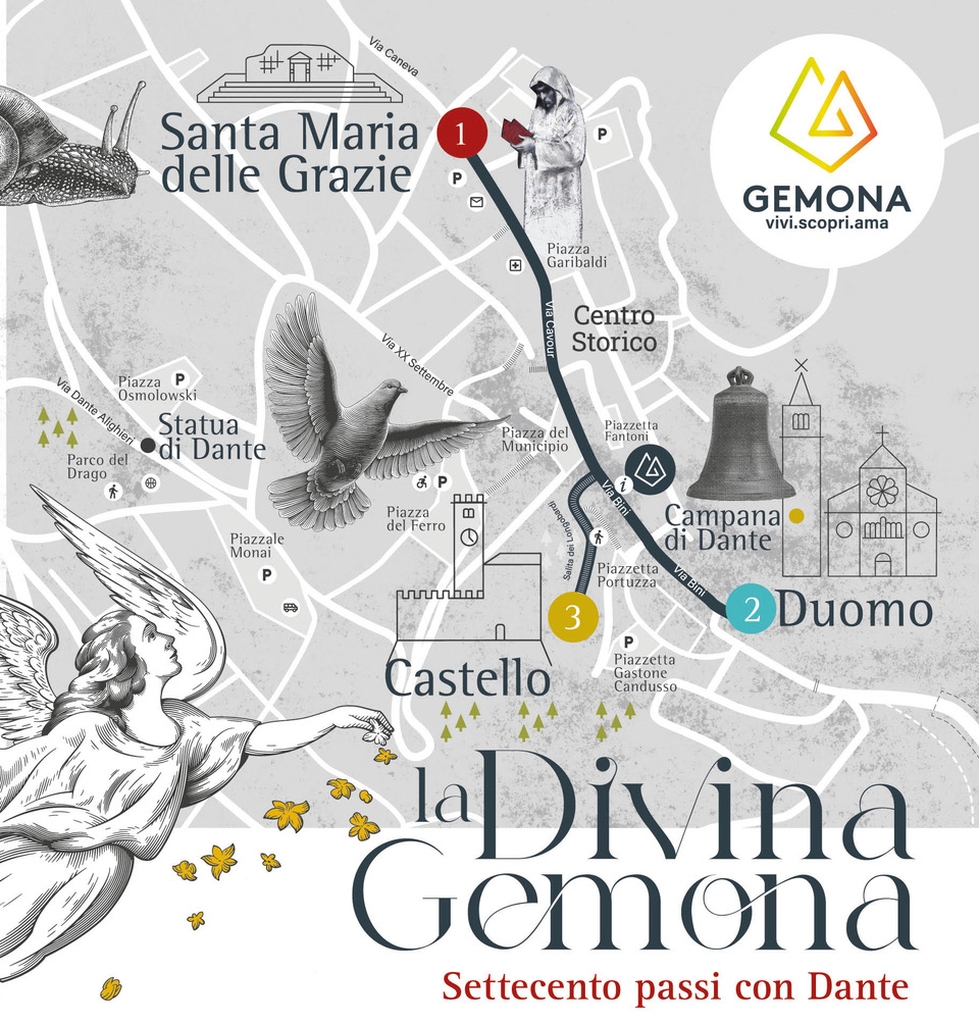 La Divina Gemona: 700 passi con Dante