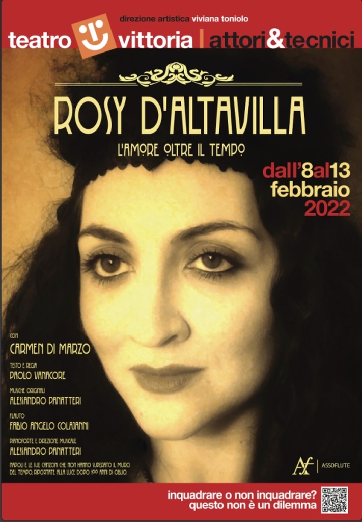 Teatro: "Rosy D'Altavilla - L'amore oltre il tempo" con Carmen Di Marzo
