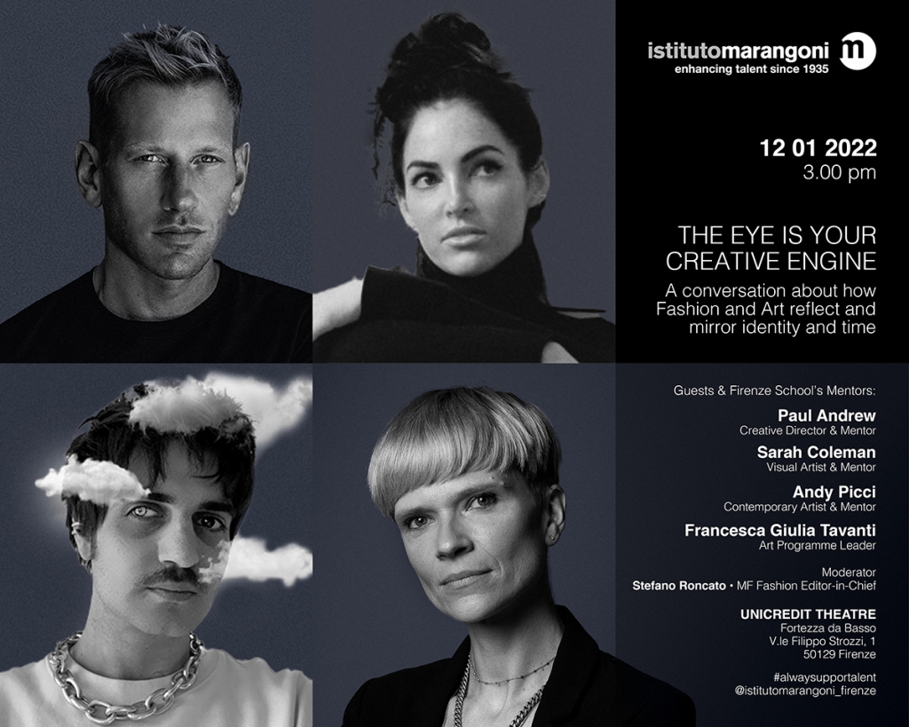"The eye is your creative engine": conversazione su come arte e moda rispecchiano identità e tempo