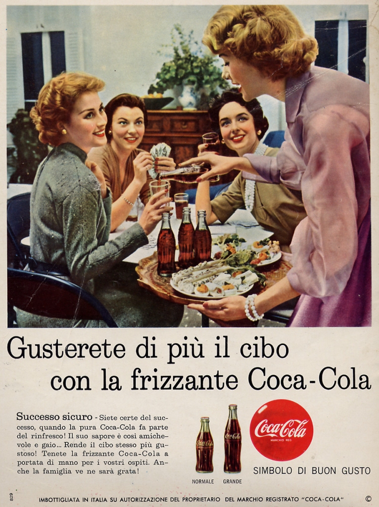 Pausa Pubblicità: "Gusterete di più il cibo con la frizzante Coca-Cola" (1958)