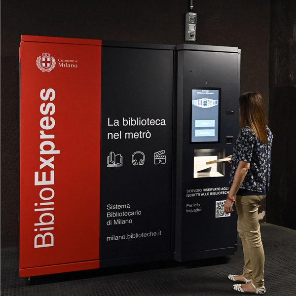 BiblioExpress: la prima "smart library" nella metro milanese