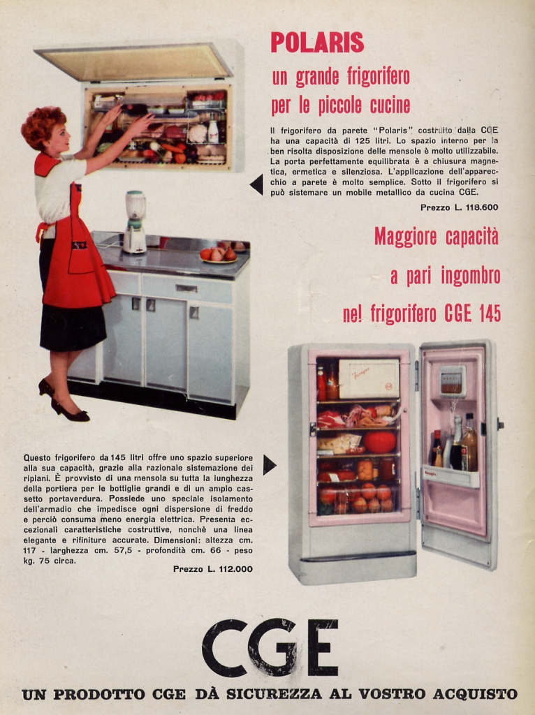 Pausa Pubblicità: "Polaris, un grande frigorifero per le piccole cucine" (1959)