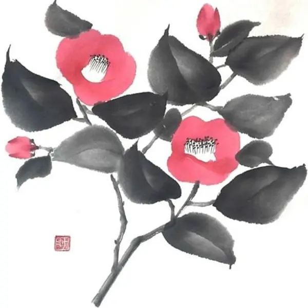 Corso di sumi-e: "Fiori d’inverno"