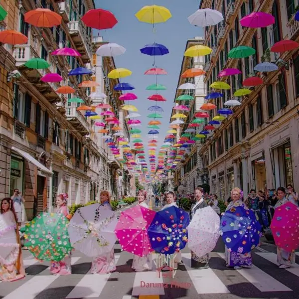 Hanami: sfilata di kimono a ritmo di taiko